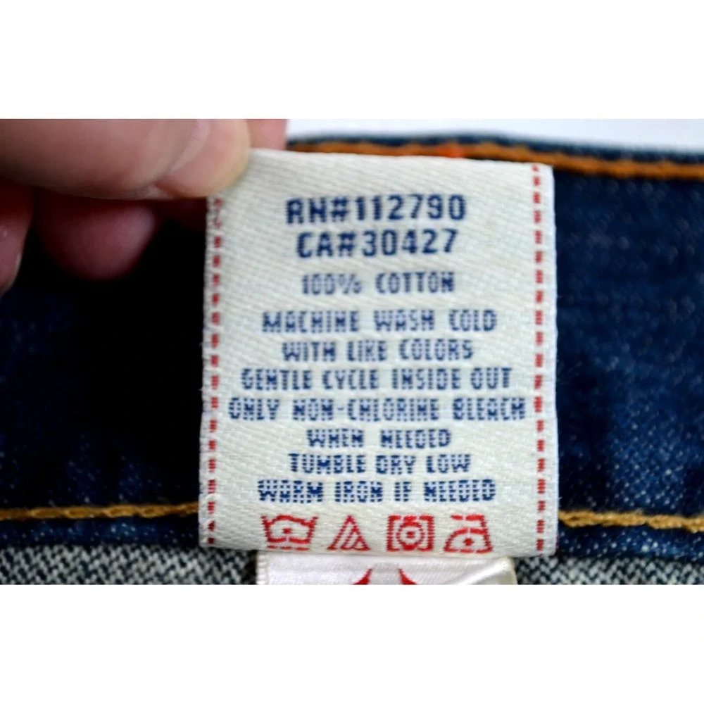 True Religion Blue Jeans‎ Bobby Men's 36x34 Inseam 34.5
